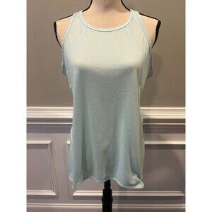 Athleta Tank Top Razor Back Top Stitched Mint Green Size M